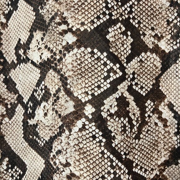 Altuzarra for Target 20th Anniversary Snake Print Brown Chiffon Blouse Size S - Picture 10 of 12